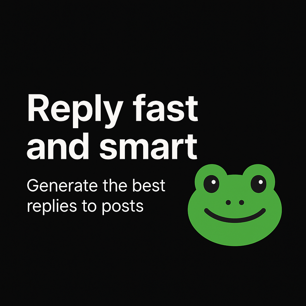 🐸 Reply Guy - AI-Powered Social Media Replies - Farcaster Mini Apps